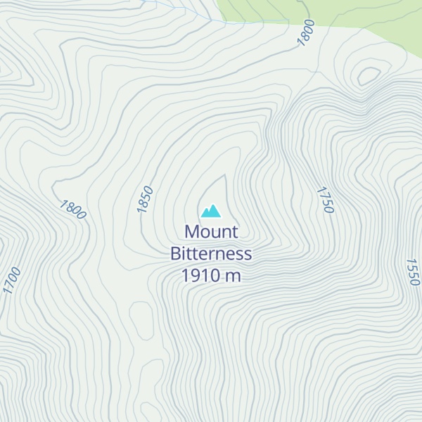 Map of Mount Bitterness