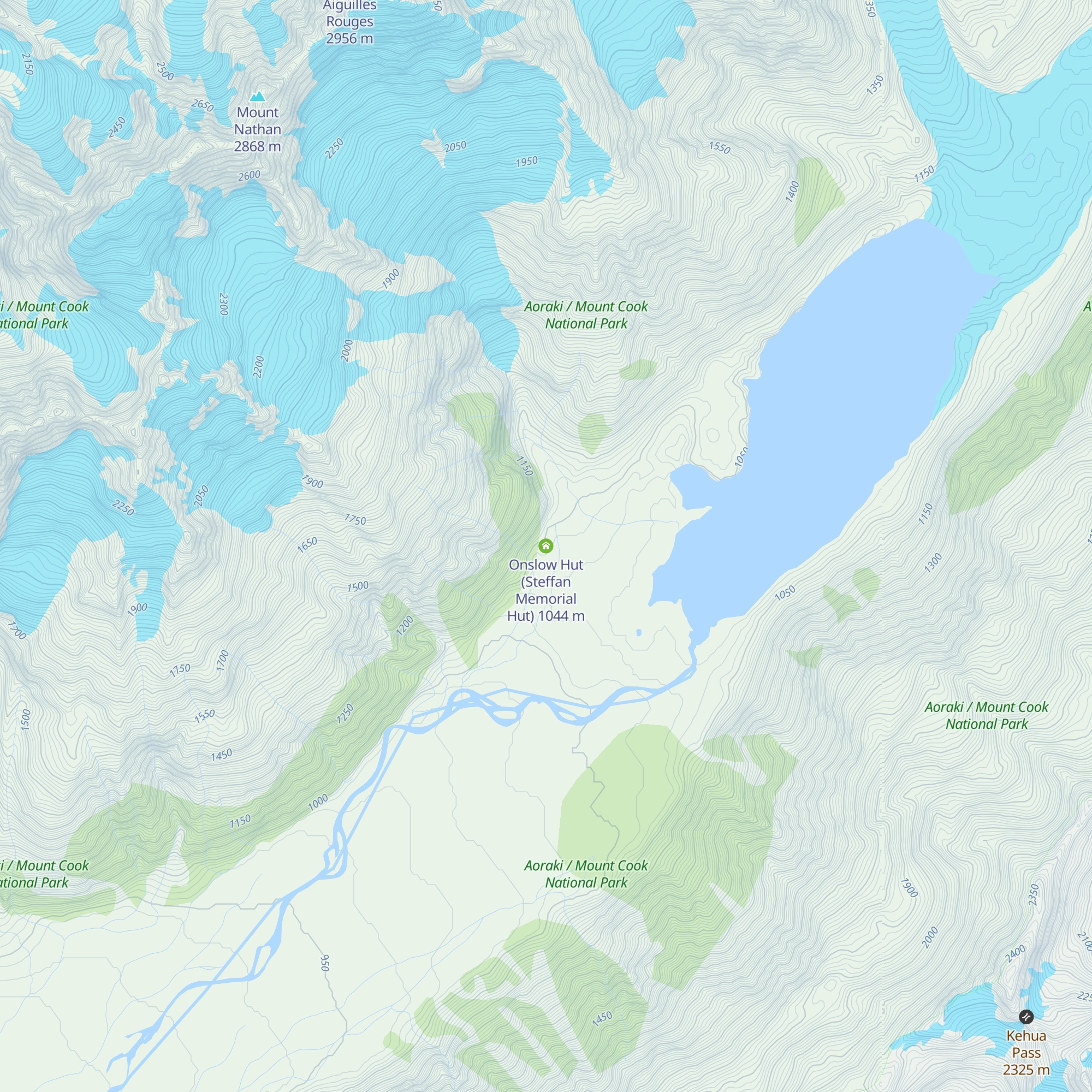 Onslow Hut (Steffan Memorial Hut) map