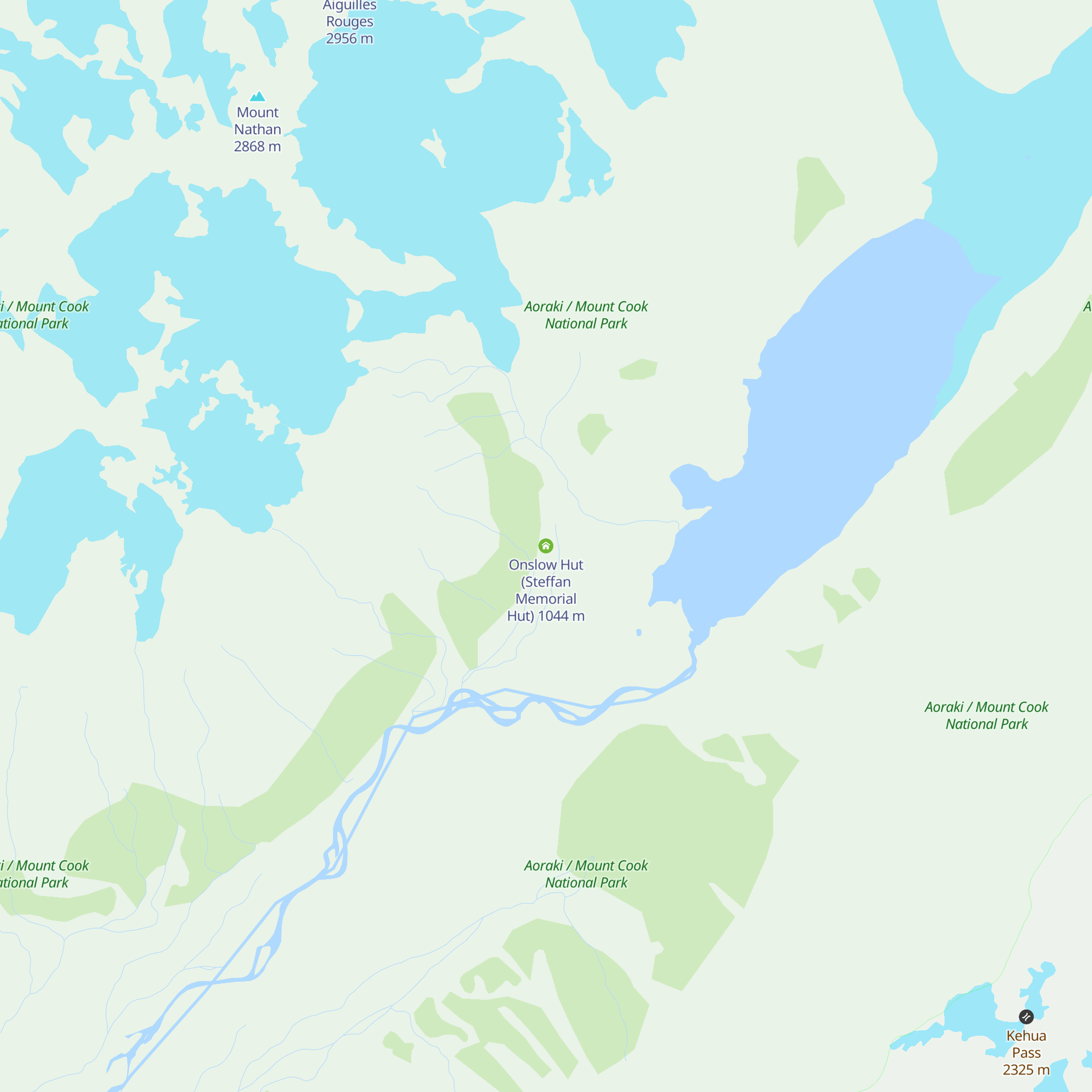 Onslow Hut (Steffan Memorial Hut) map