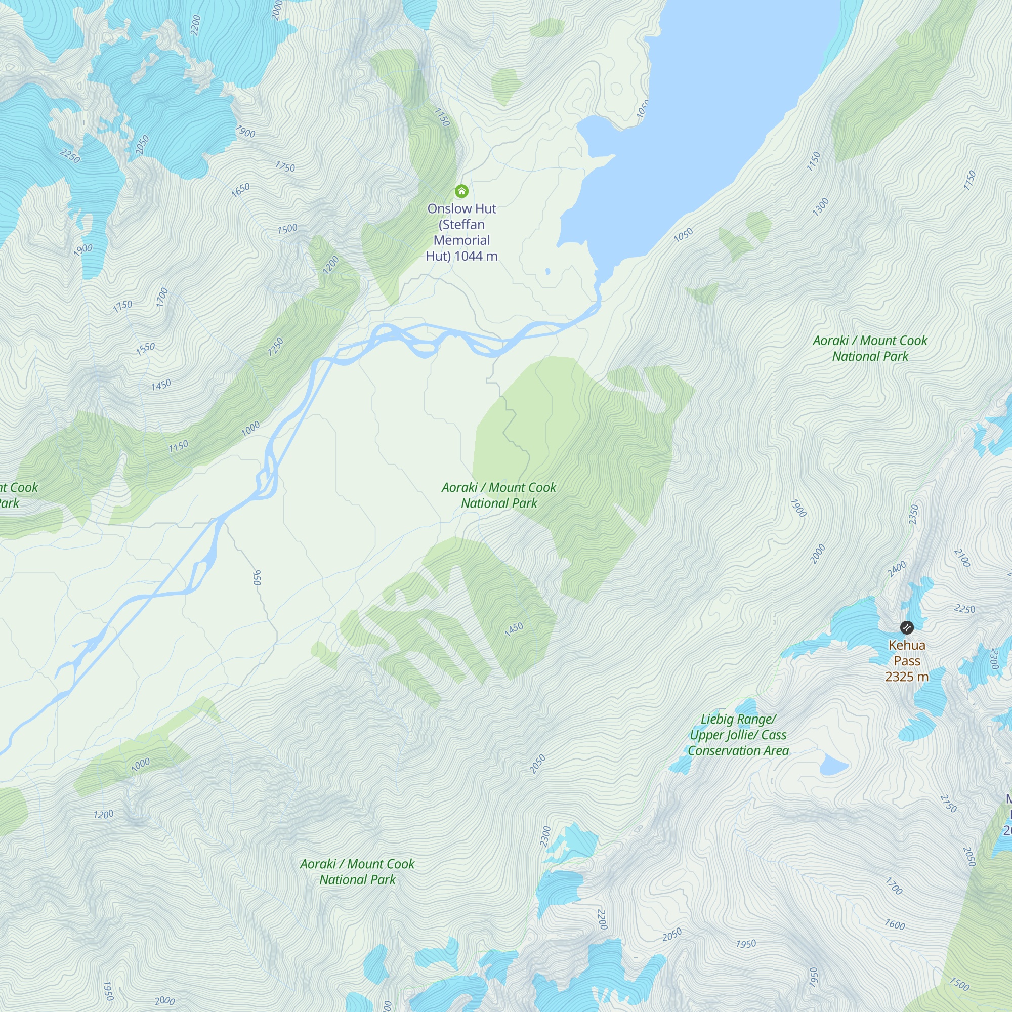 Liebig Hut map