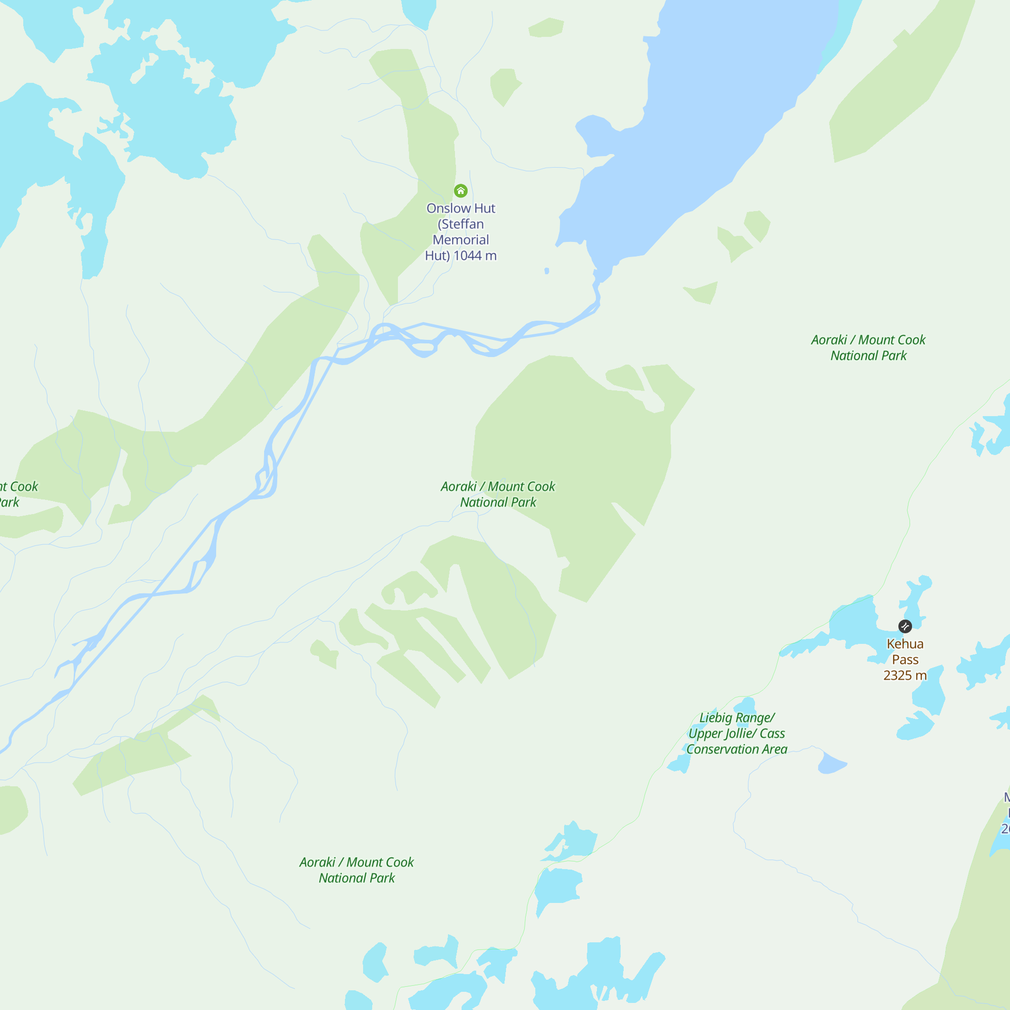 Liebig Hut map
