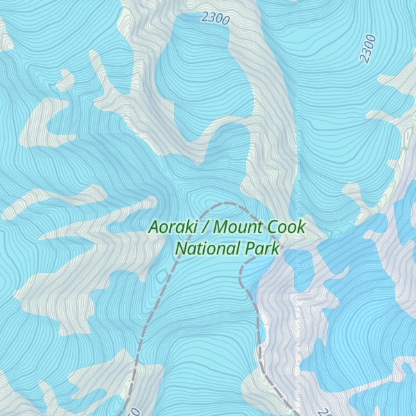 Map of Mount Élie De Beaumont