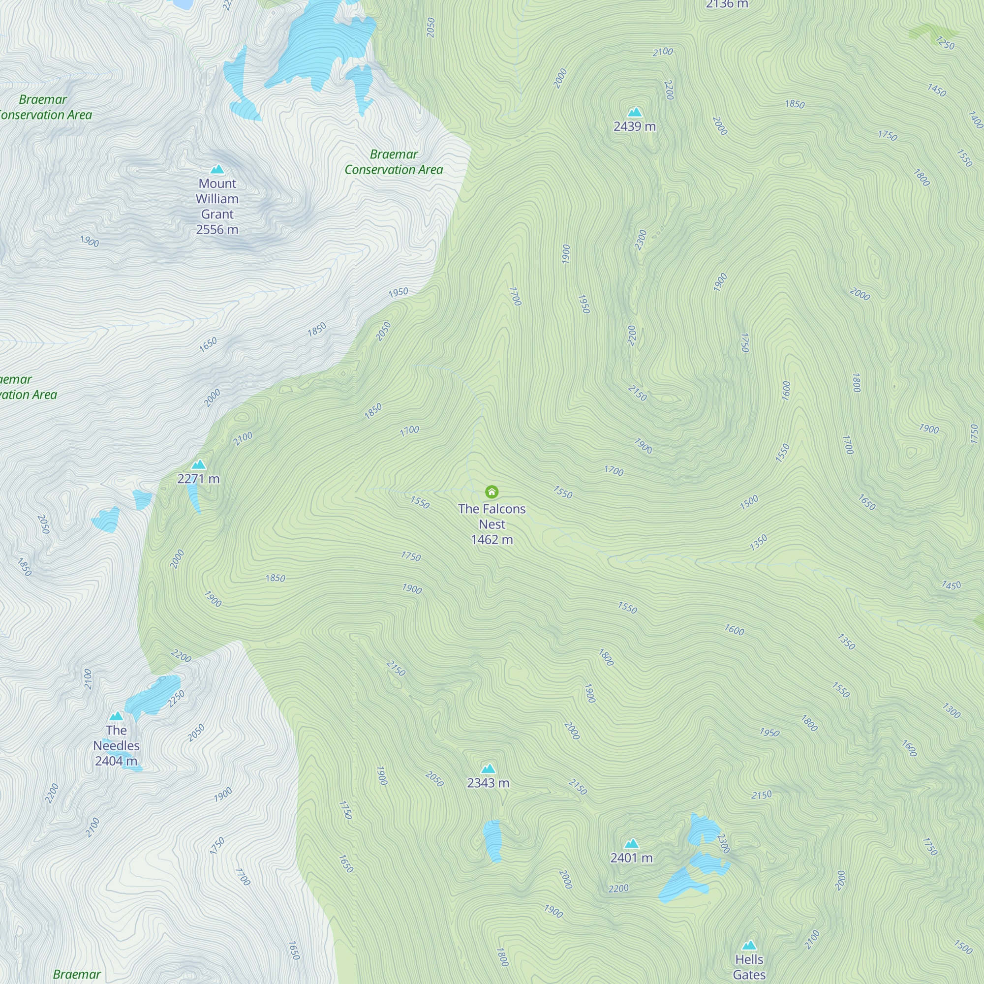The Falcons Nest map