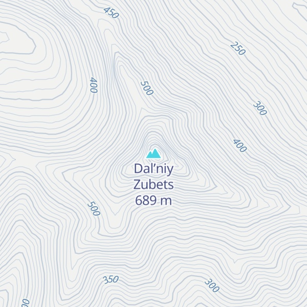 Map of Dal’niy Zubets