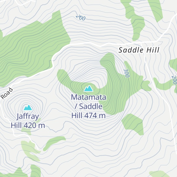 Map of Matamata / Saddle Hill
