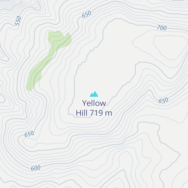 Map of Yellow Hill