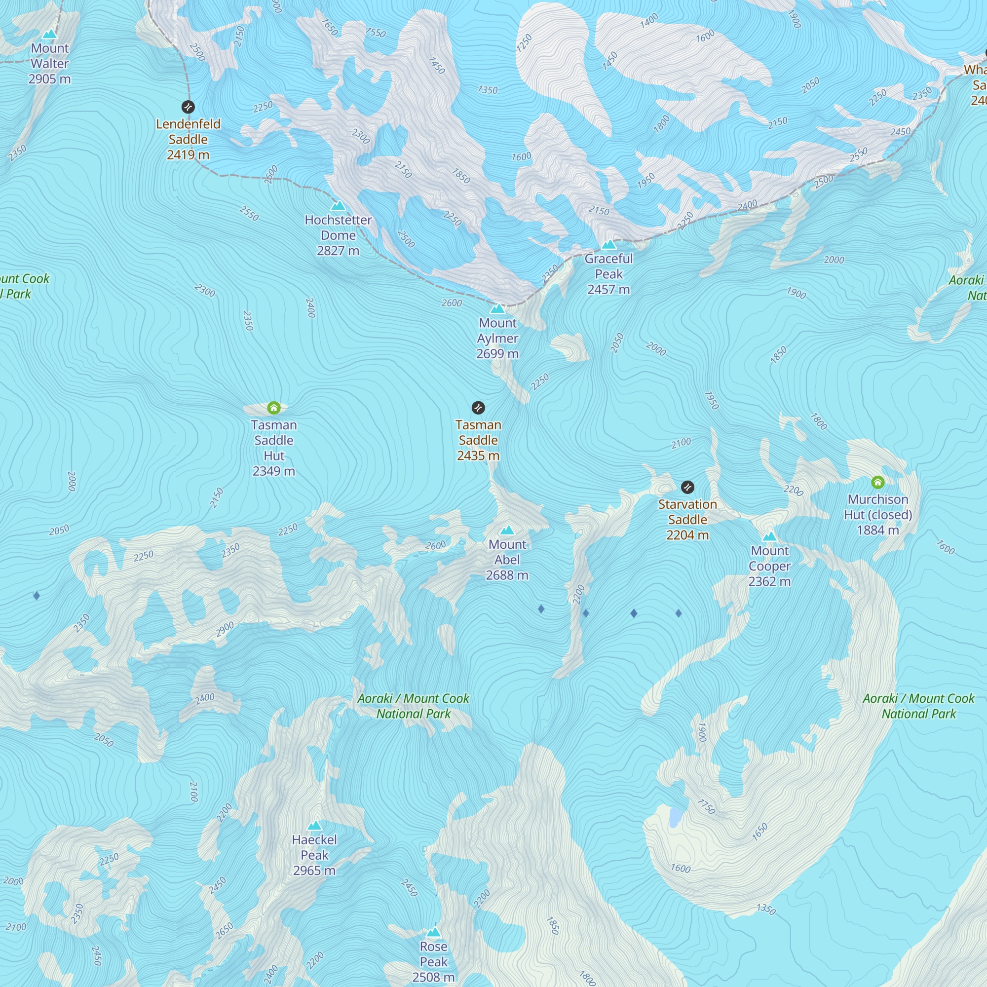 Kelman Hut map