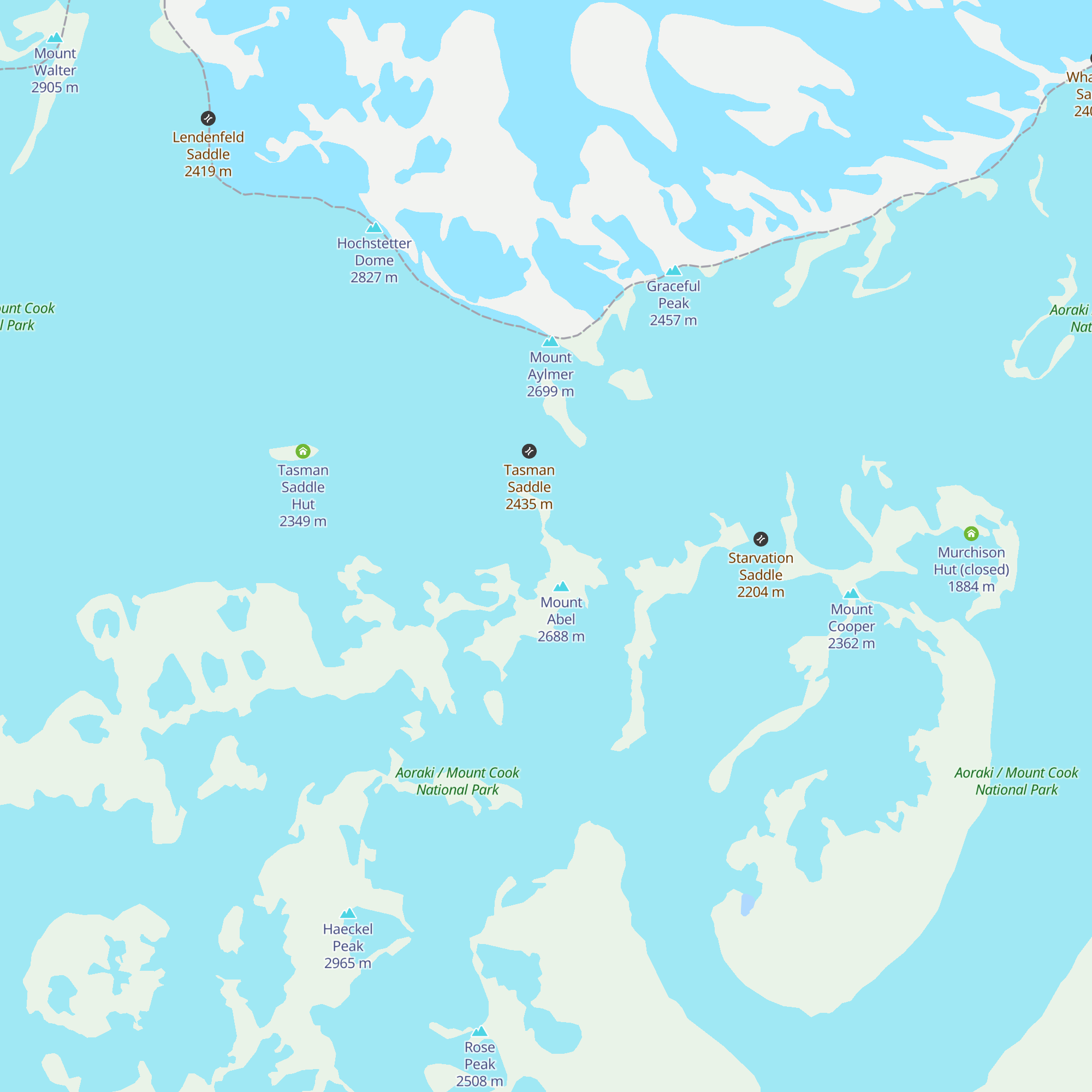 Kelman Hut map
