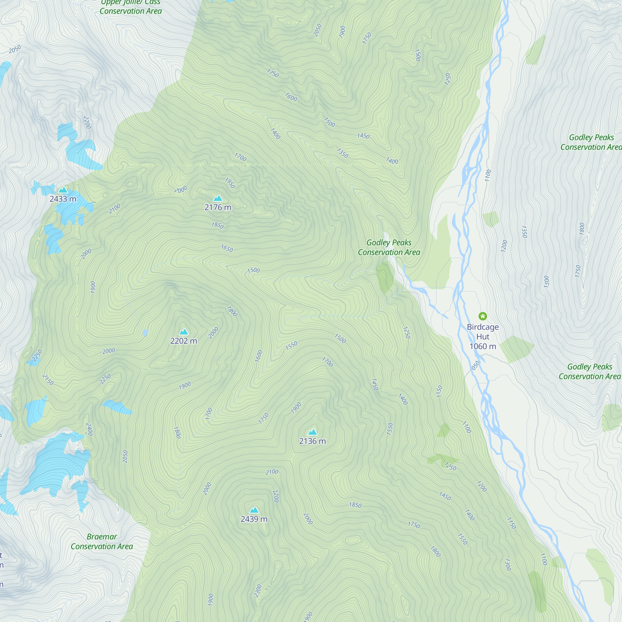 Lady Emily Hut map
