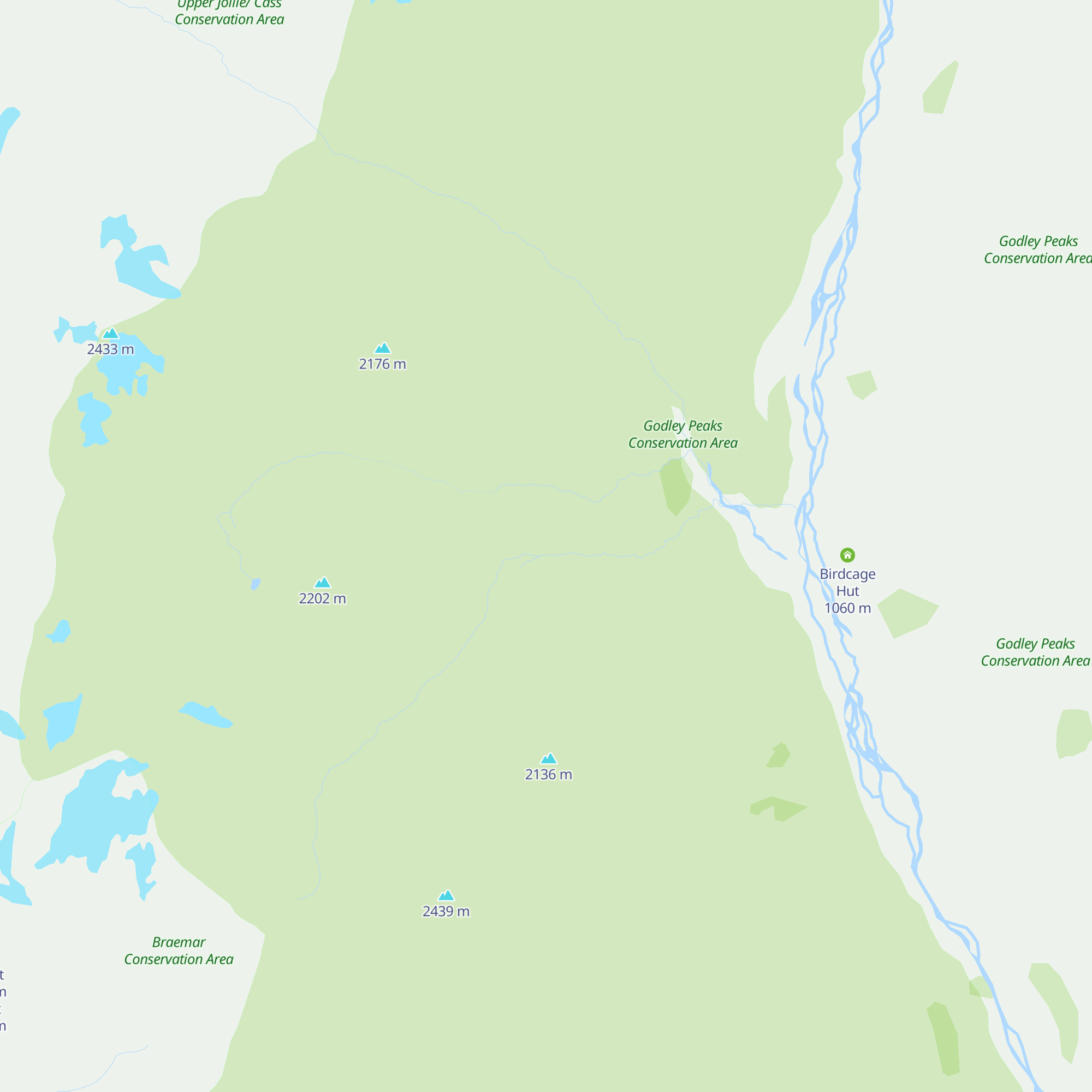 Lady Emily Hut map