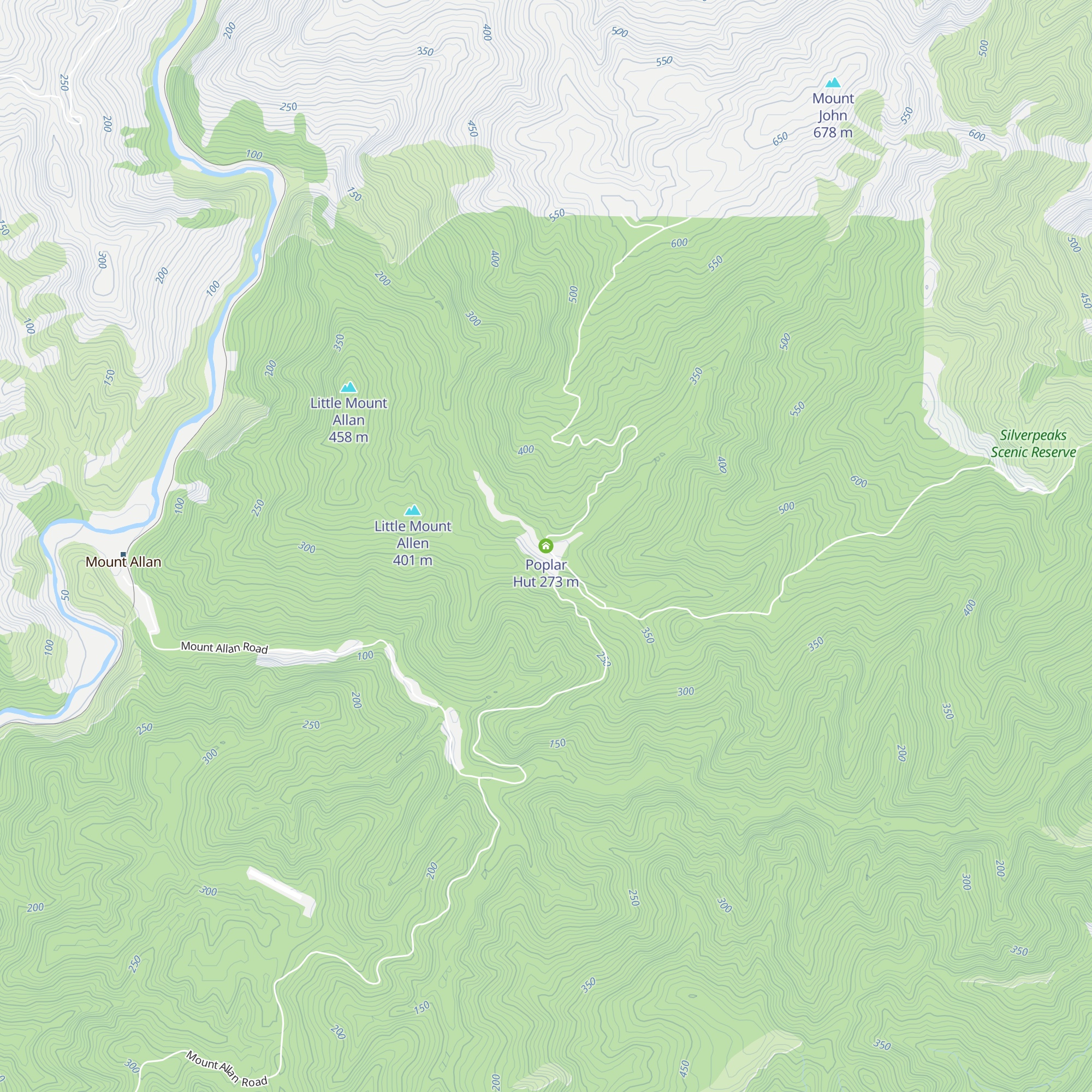Poplar Hut map