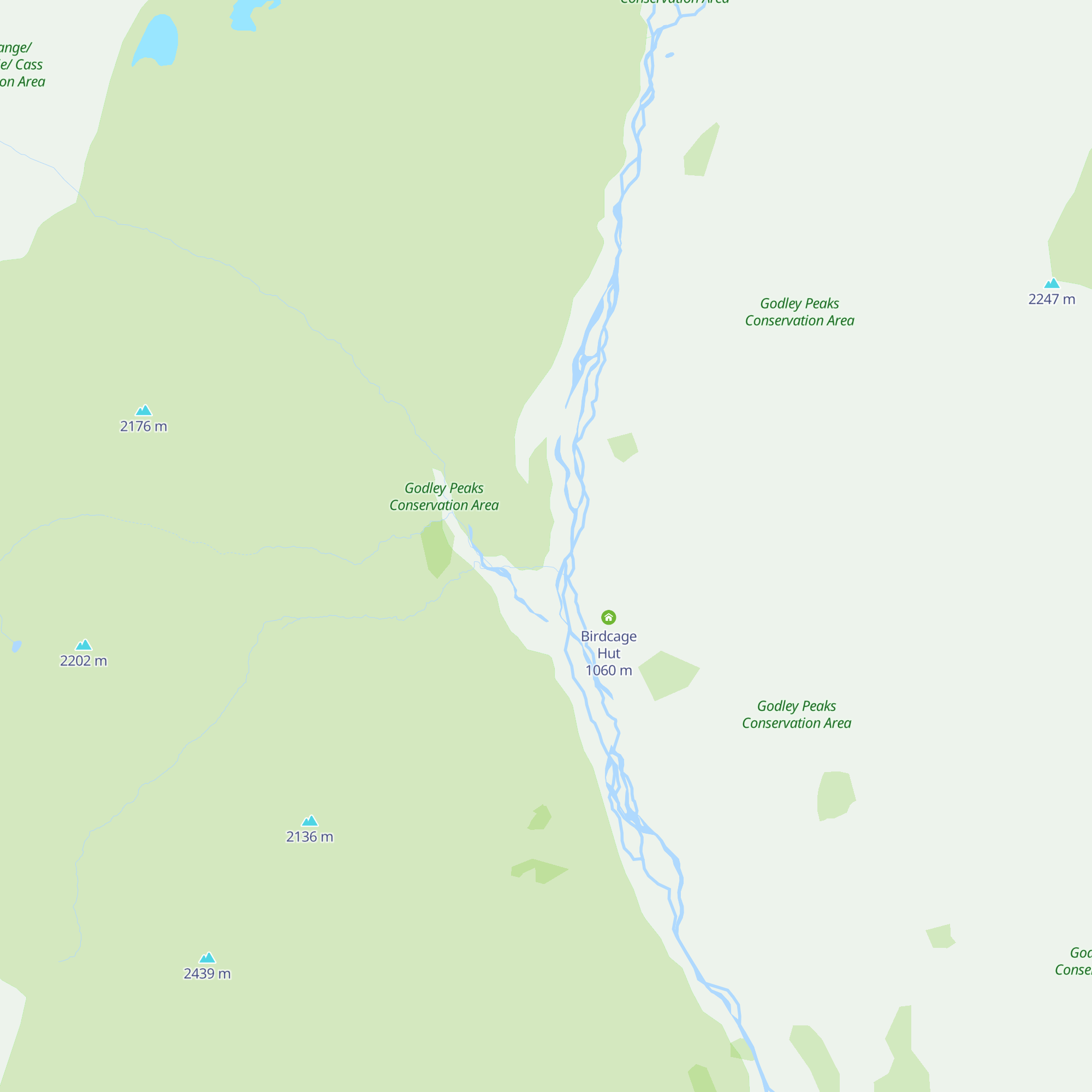 Memorial Hut map