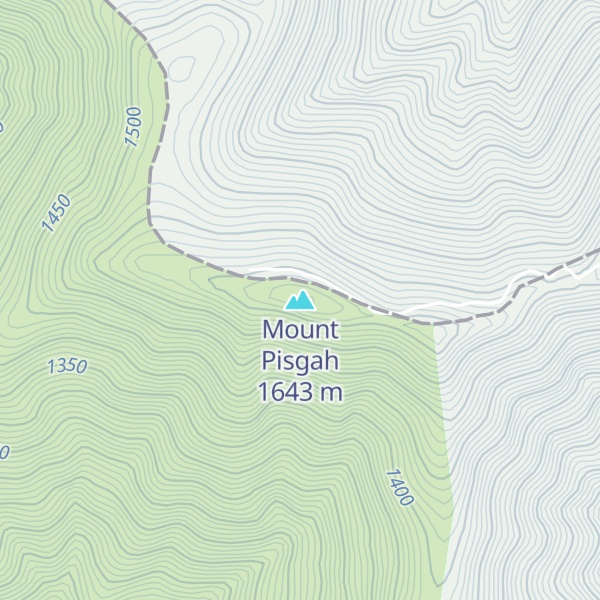 Map of Mount Pisgah