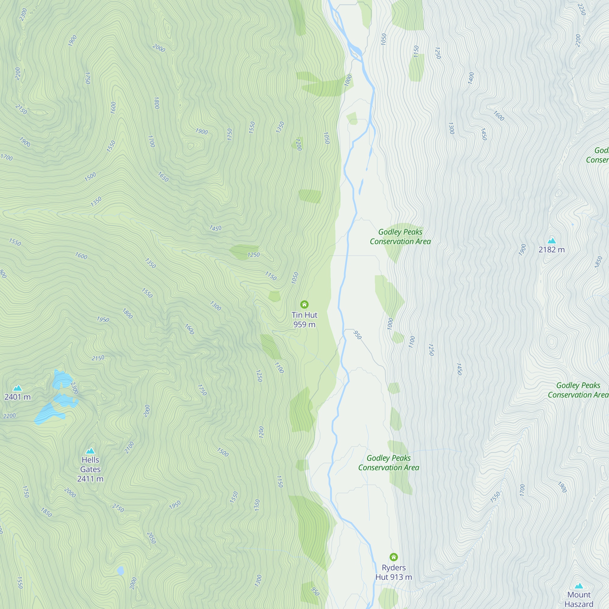 Tin Hut map