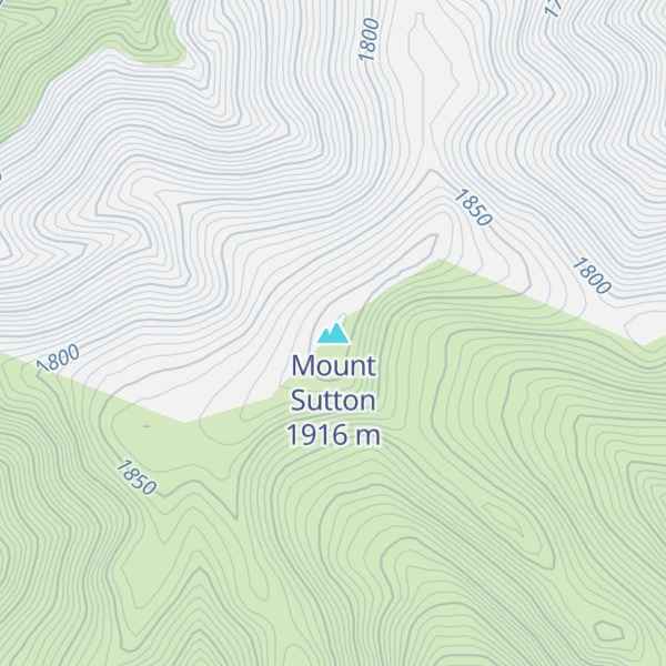 Map of Mount Sutton