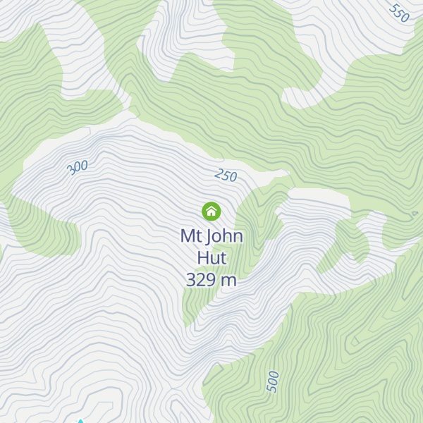 Map of Mt John Hut