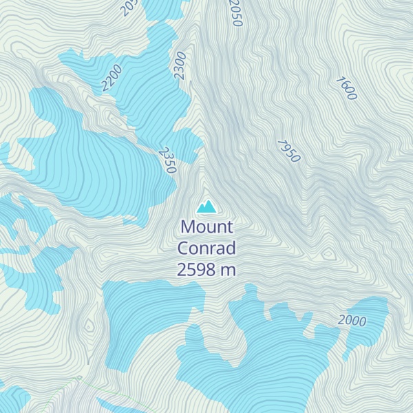 Map of Mount Conrad