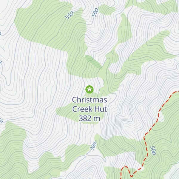 Map of Christmas Creek Hut