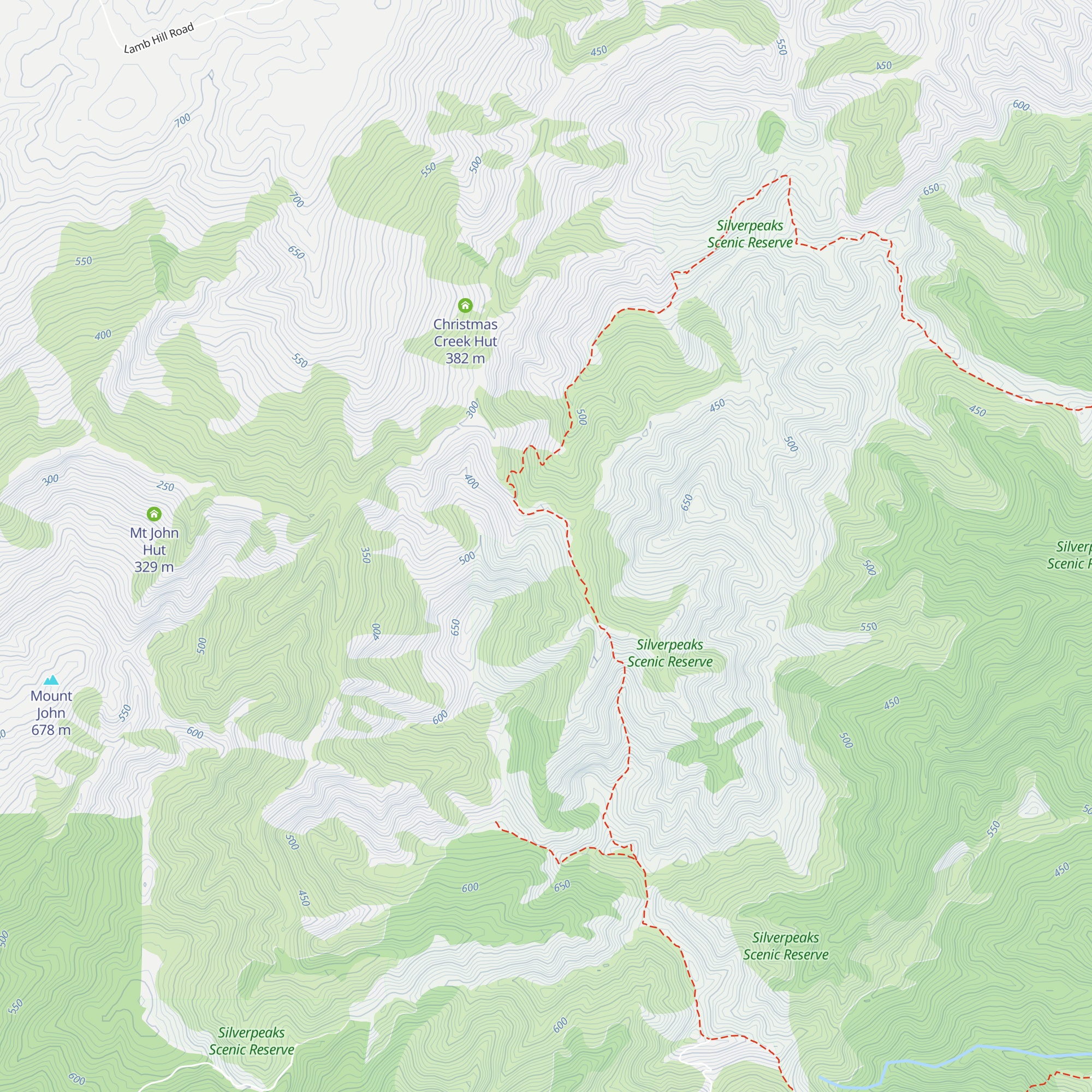 Jubilee Hut map