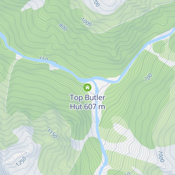 Map of Top Butler Hut