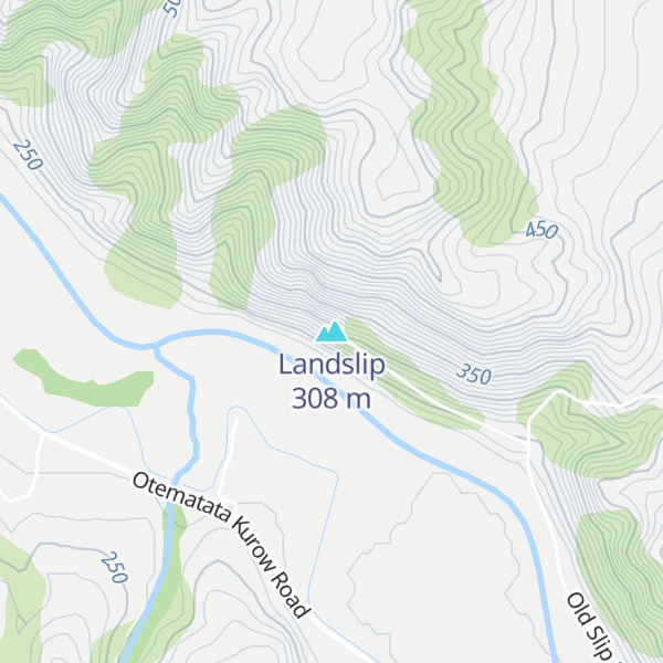 Map of Landslip