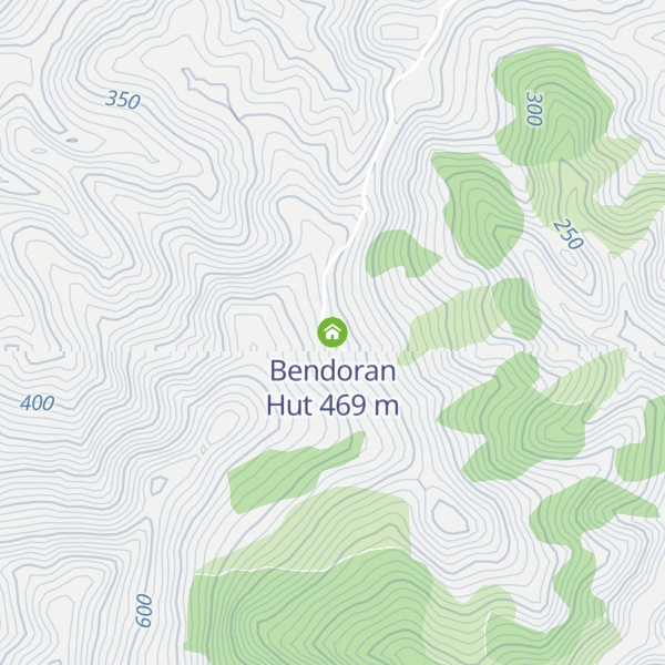 Map of Bendoran Hut