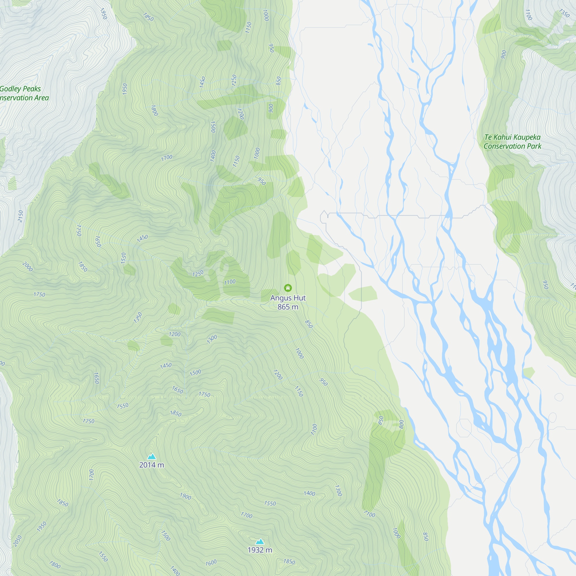 Angus Hut map