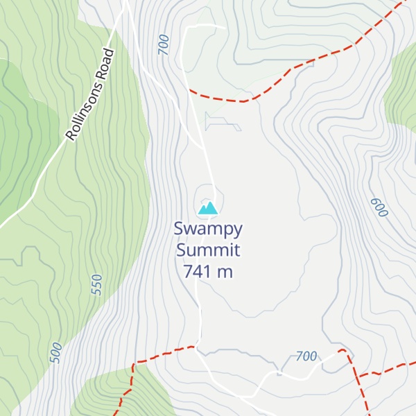 Map of Swampy Summit