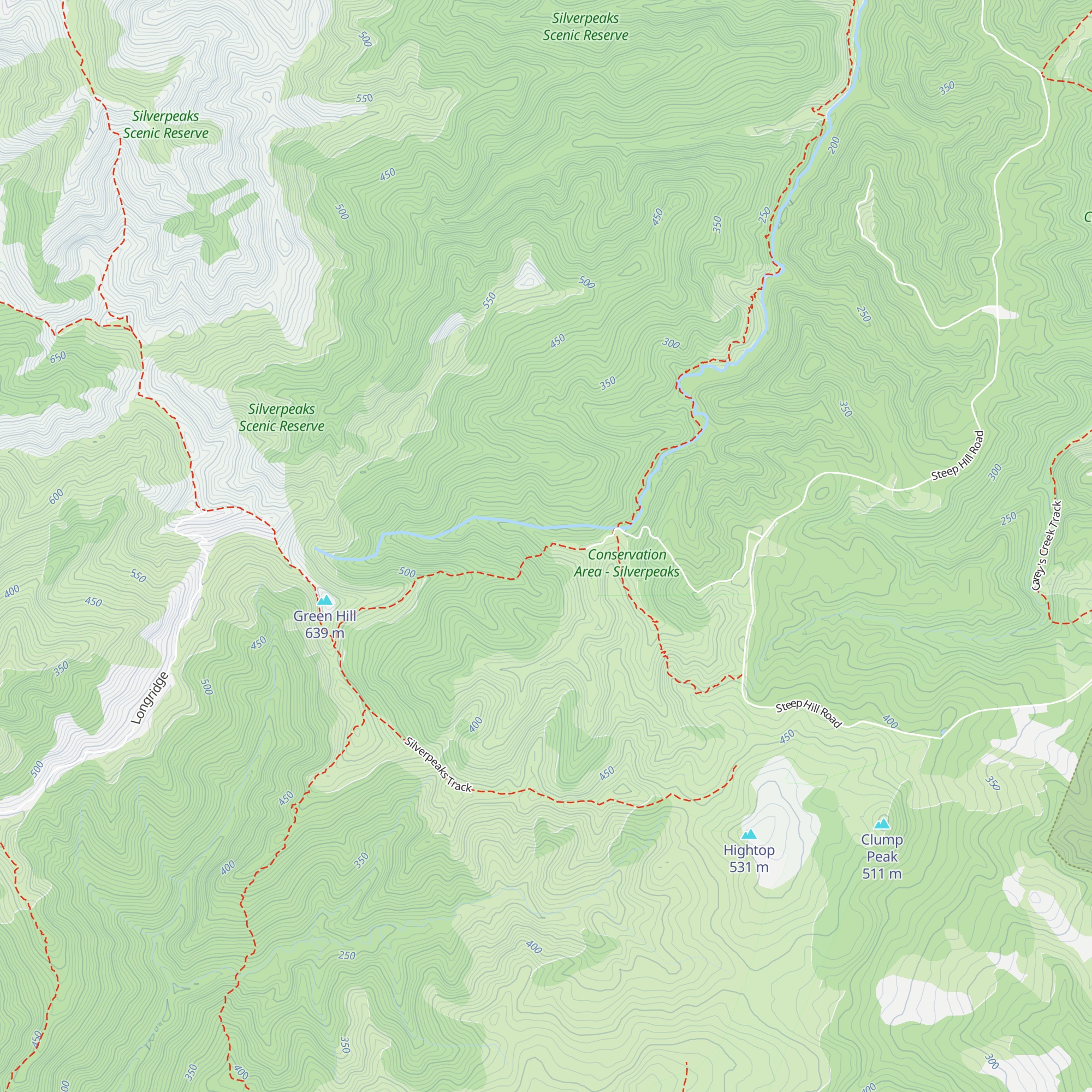 Possum Hut map