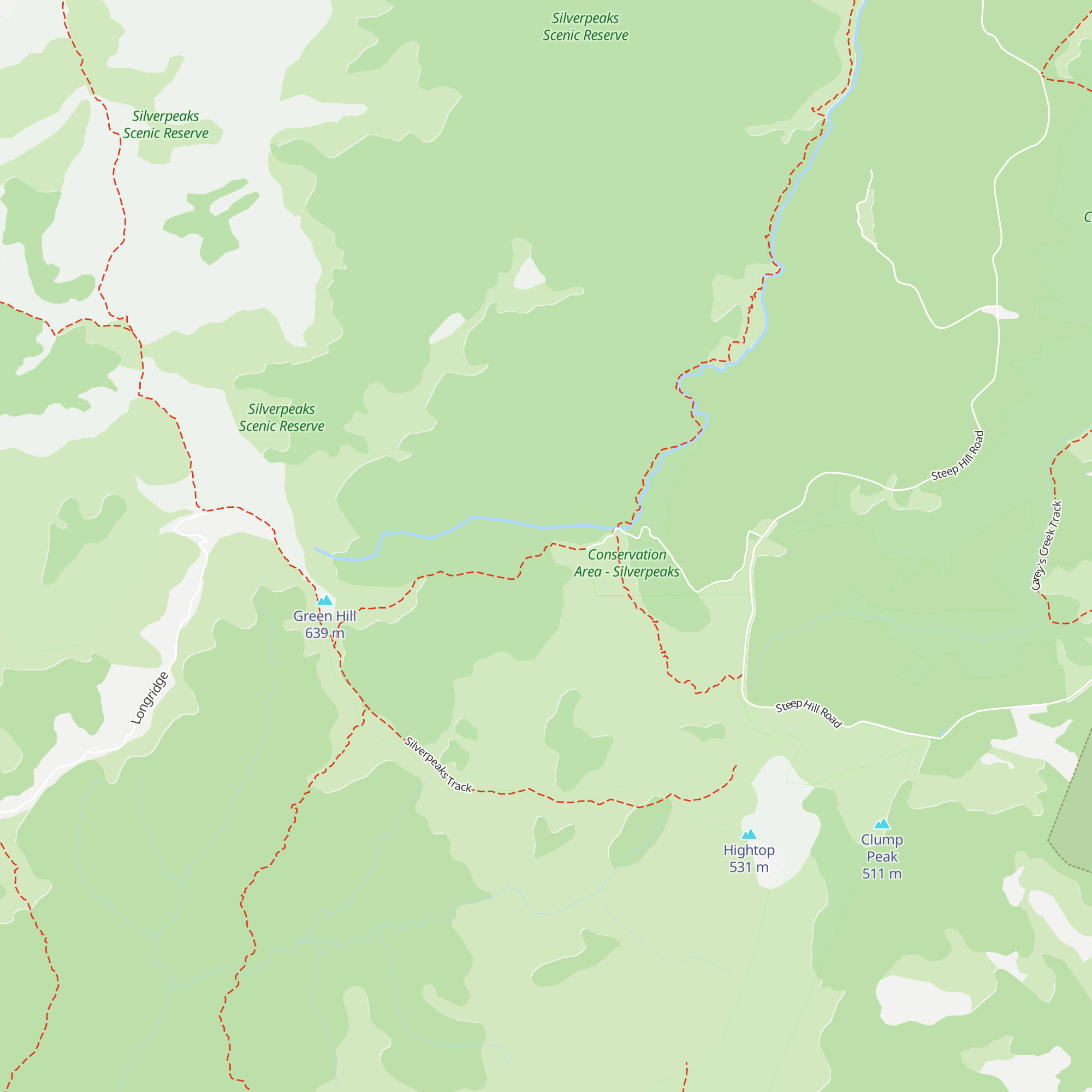 Possum Hut map