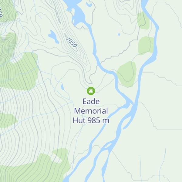 Map of Eade Memorial Hut