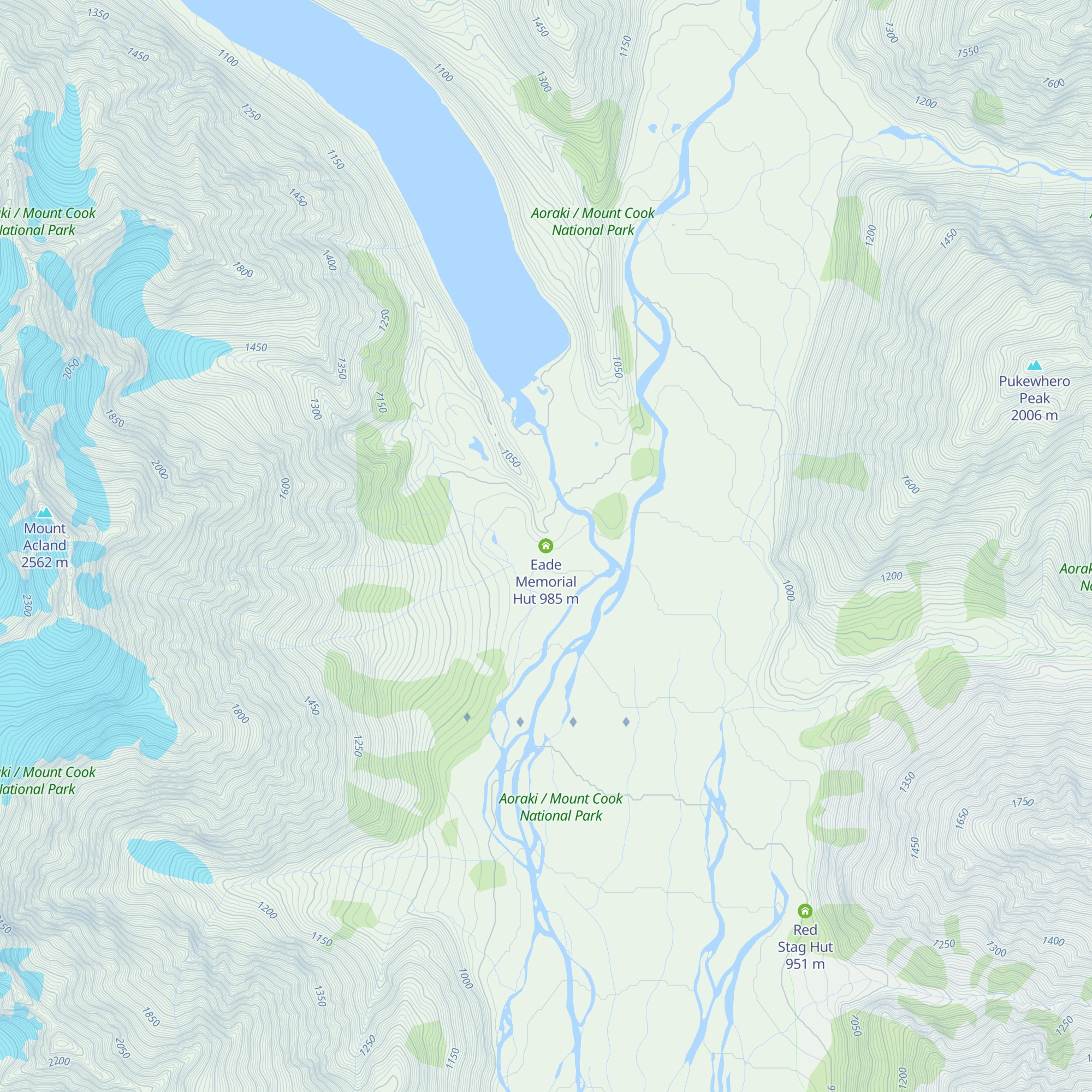 Eade Memorial Hut map