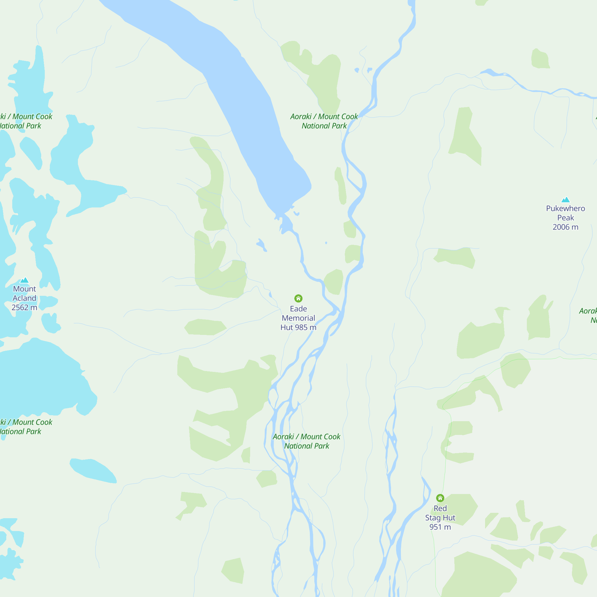 Eade Memorial Hut map