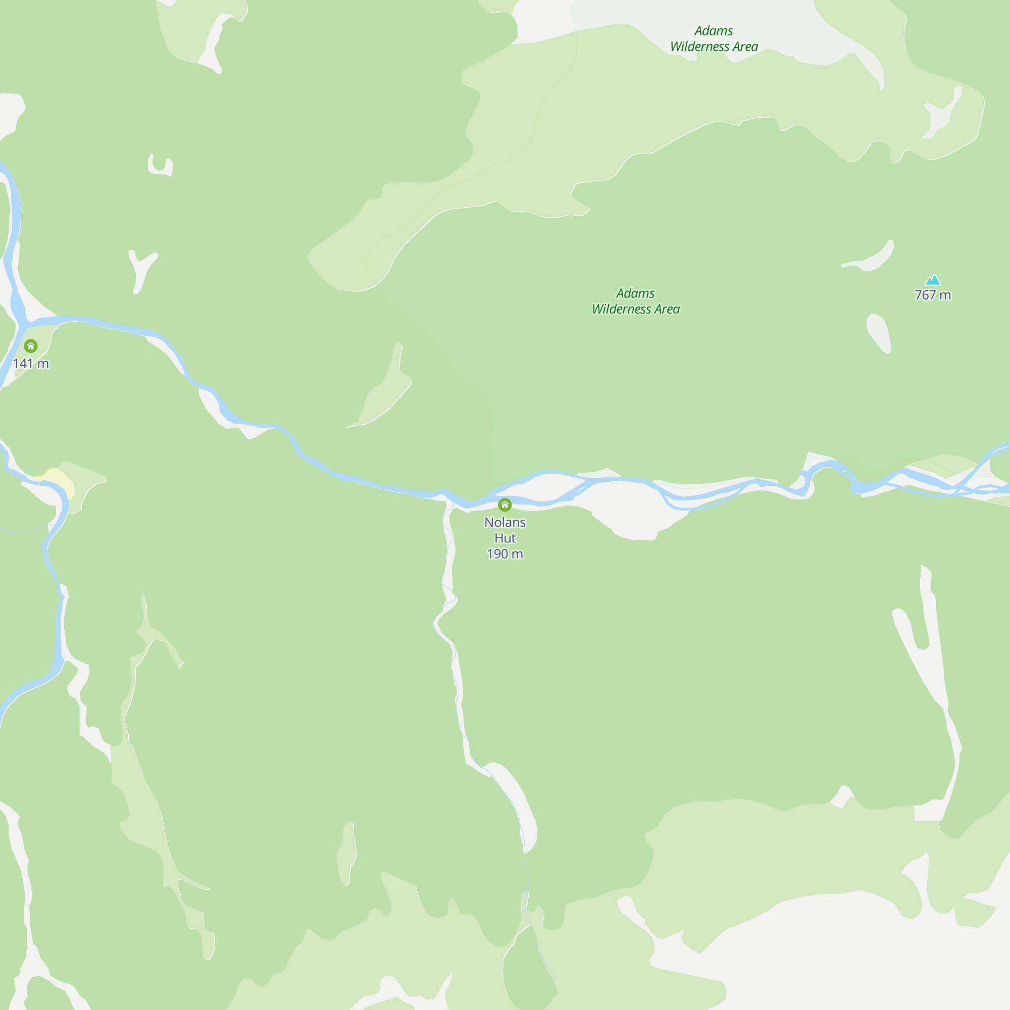 Nolans Hut map