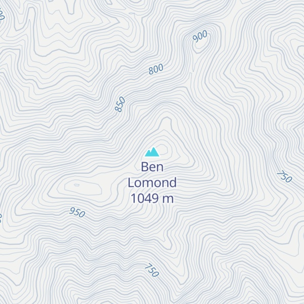 Map of Ben Lomond