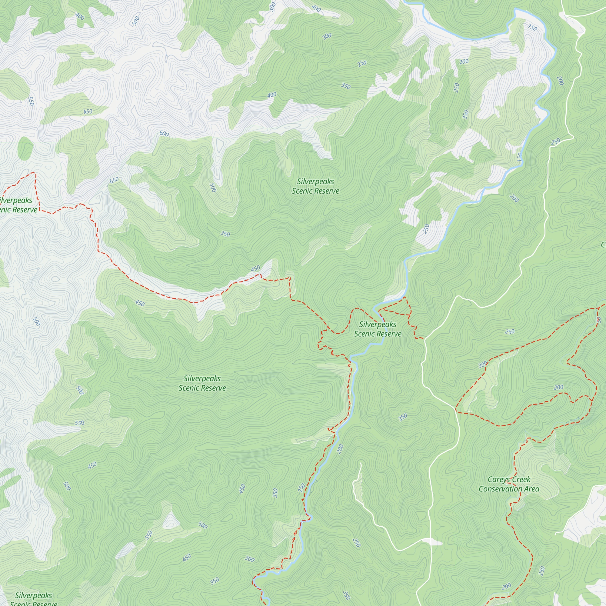 Philip J Cox Memorial Hut map