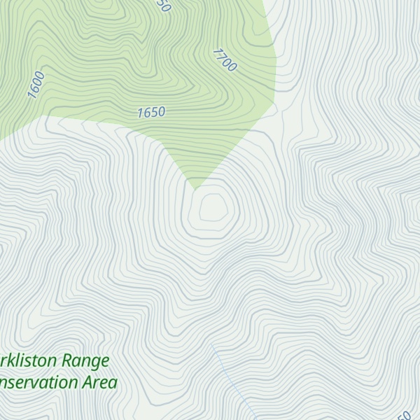 Map of Mount Milne