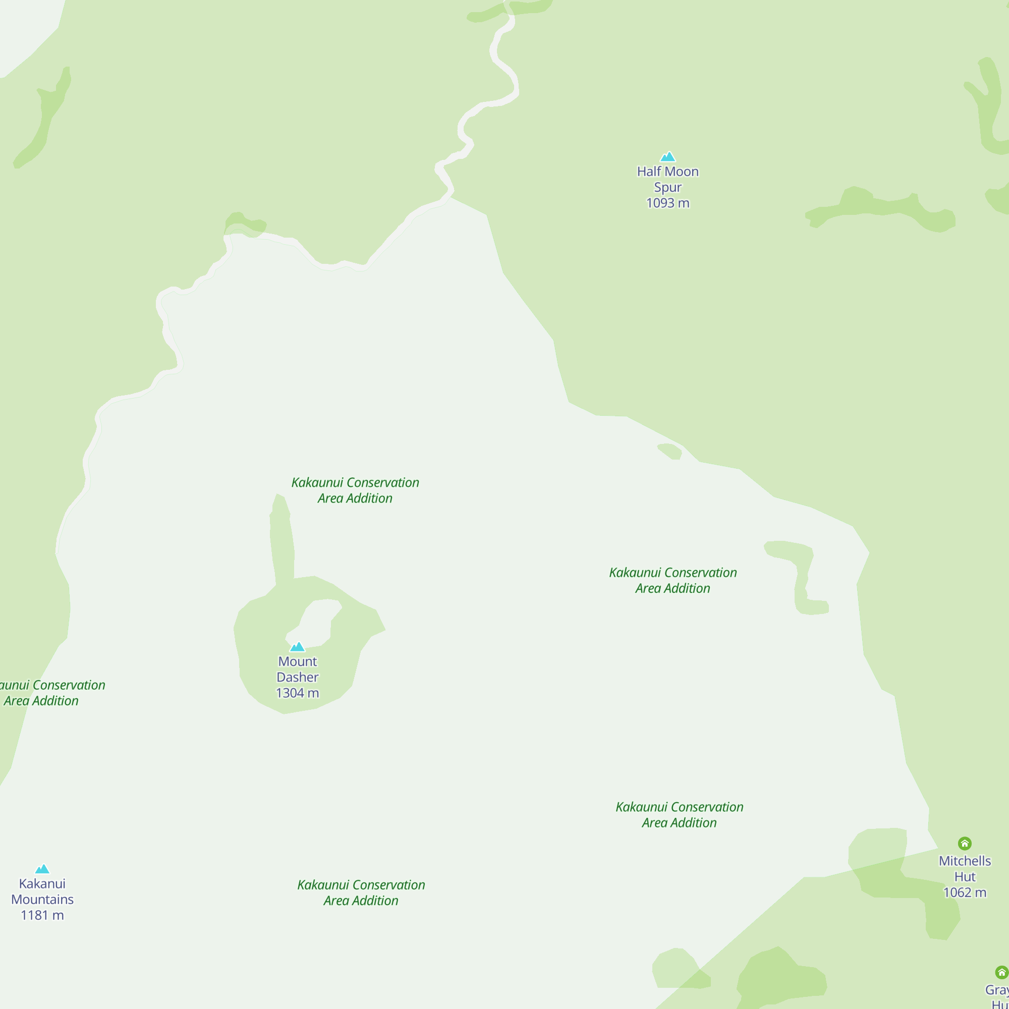 Half Moon Hut map