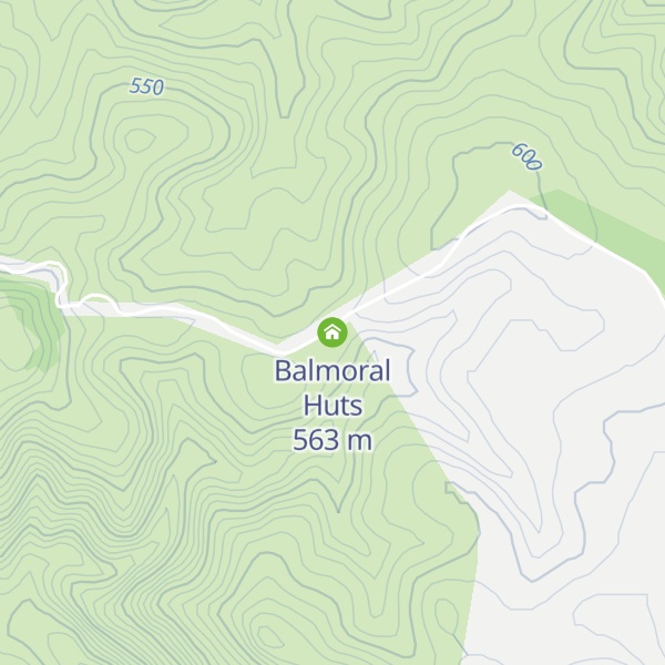 Map of Balmoral Huts