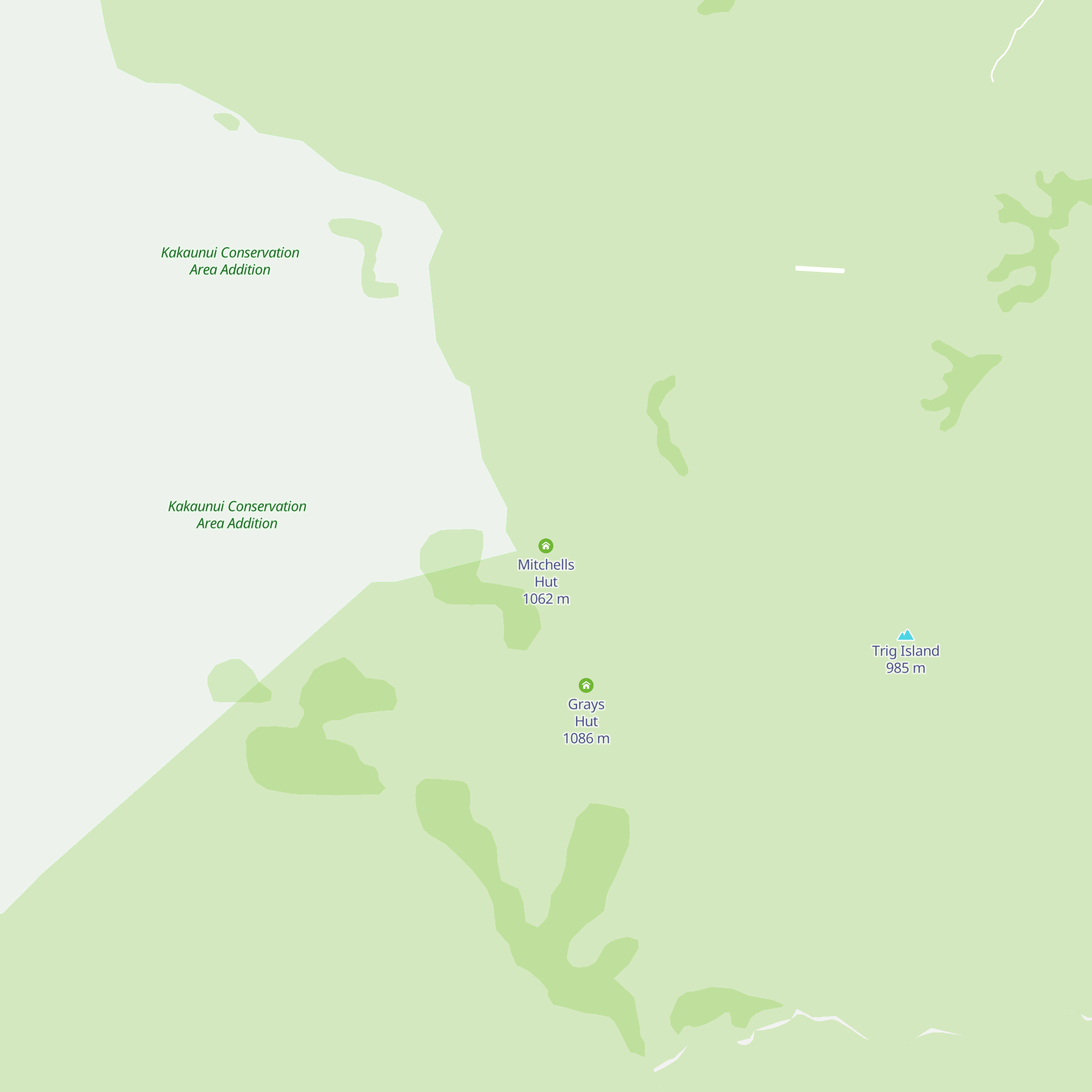 Mitchells Hut map