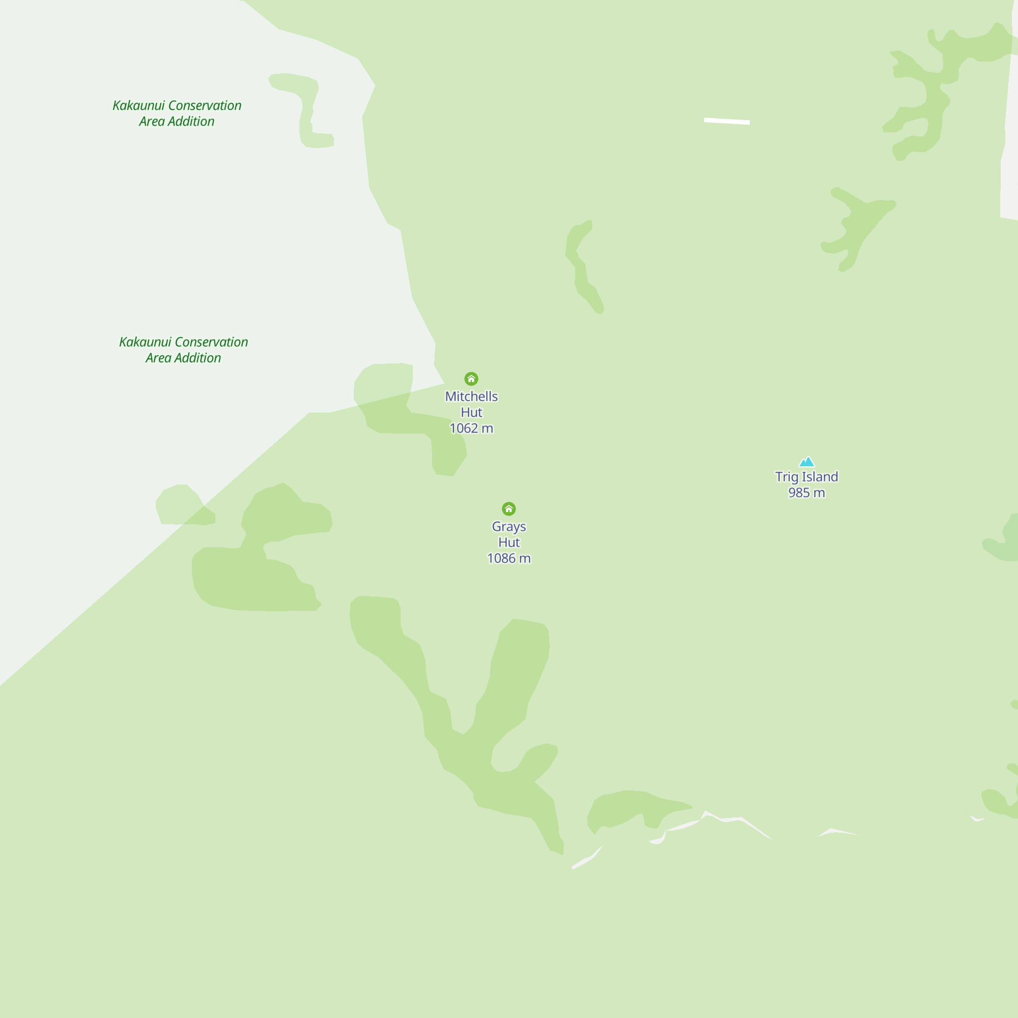 Grays Hut map