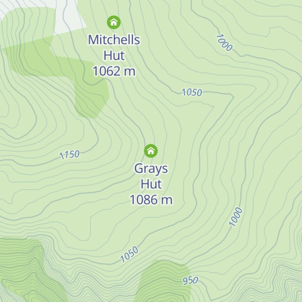Map of Grays Hut