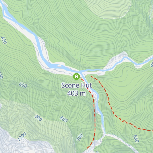 Map of Scone Hut