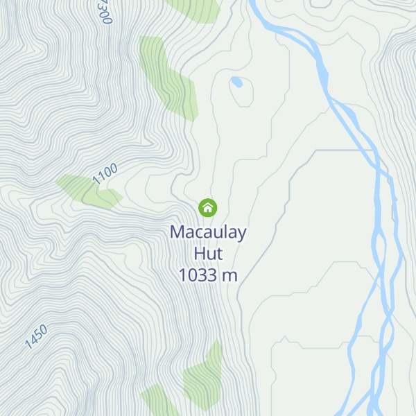 Map of Macaulay Hut