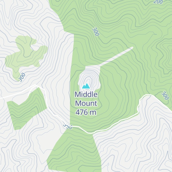 Map of Middle Mount