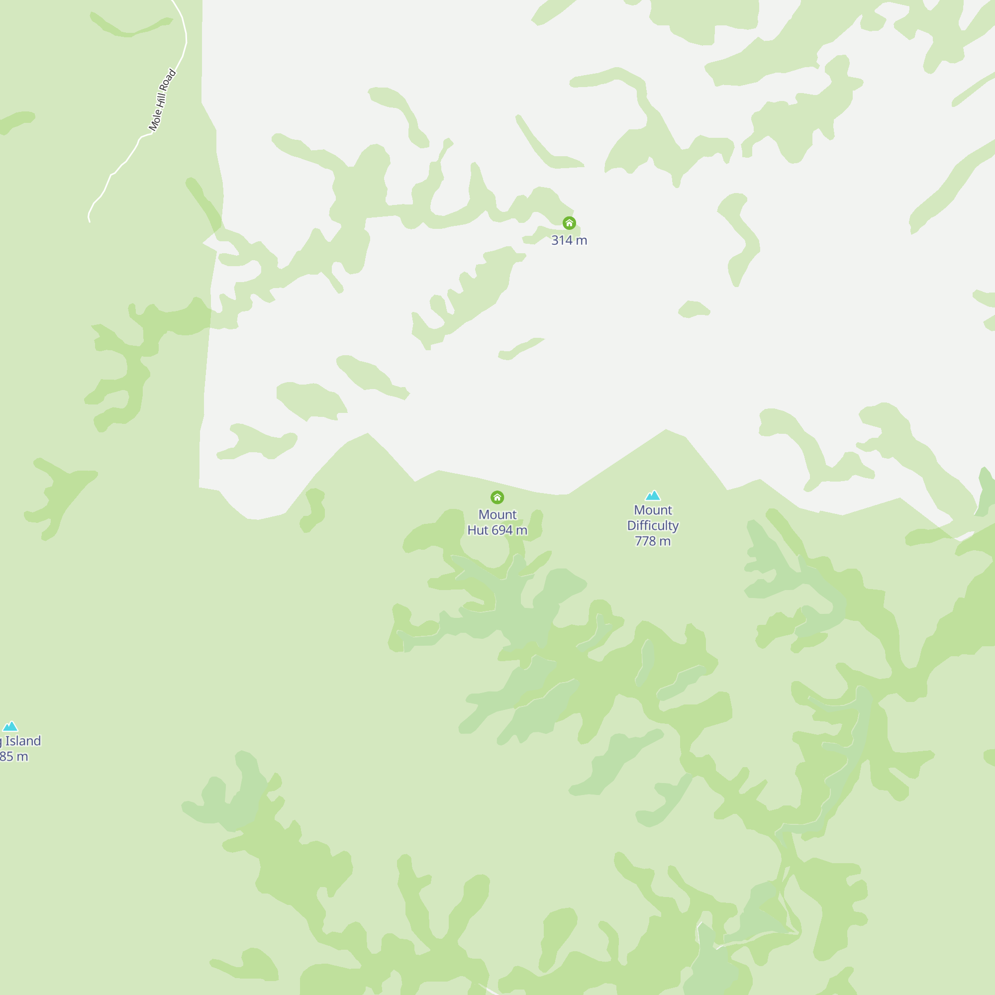 Mount Hut map