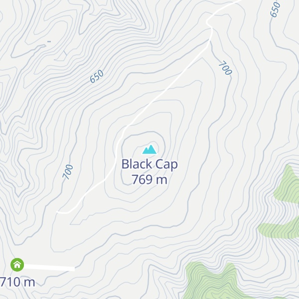 Map of Black Cap