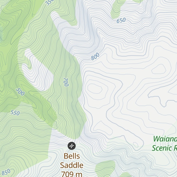Map of Mount Miserable