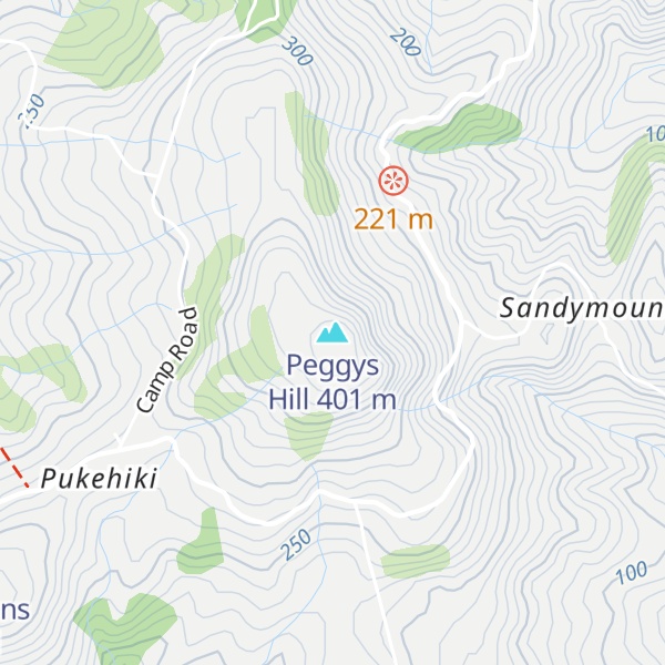 Map of Peggys Hill
