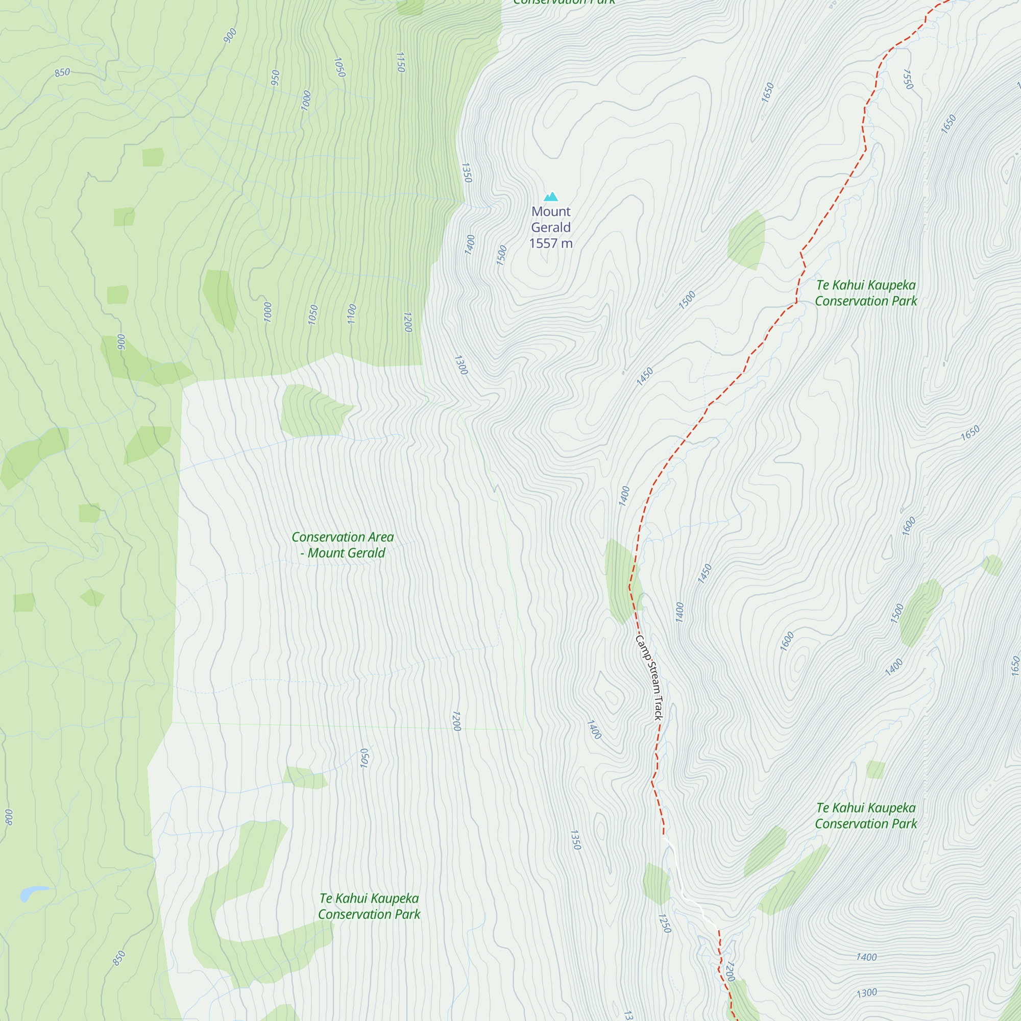 Rex Simpson Hut map